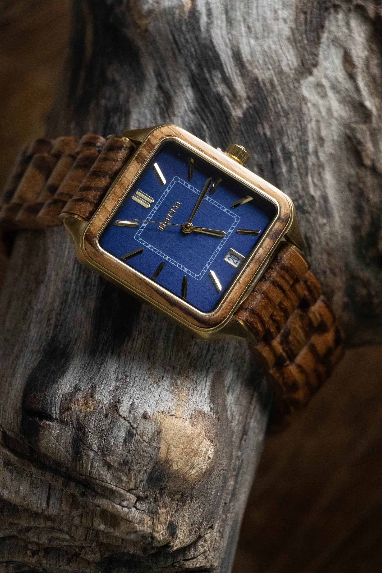 NEW Alon in Zebrawood and Blue