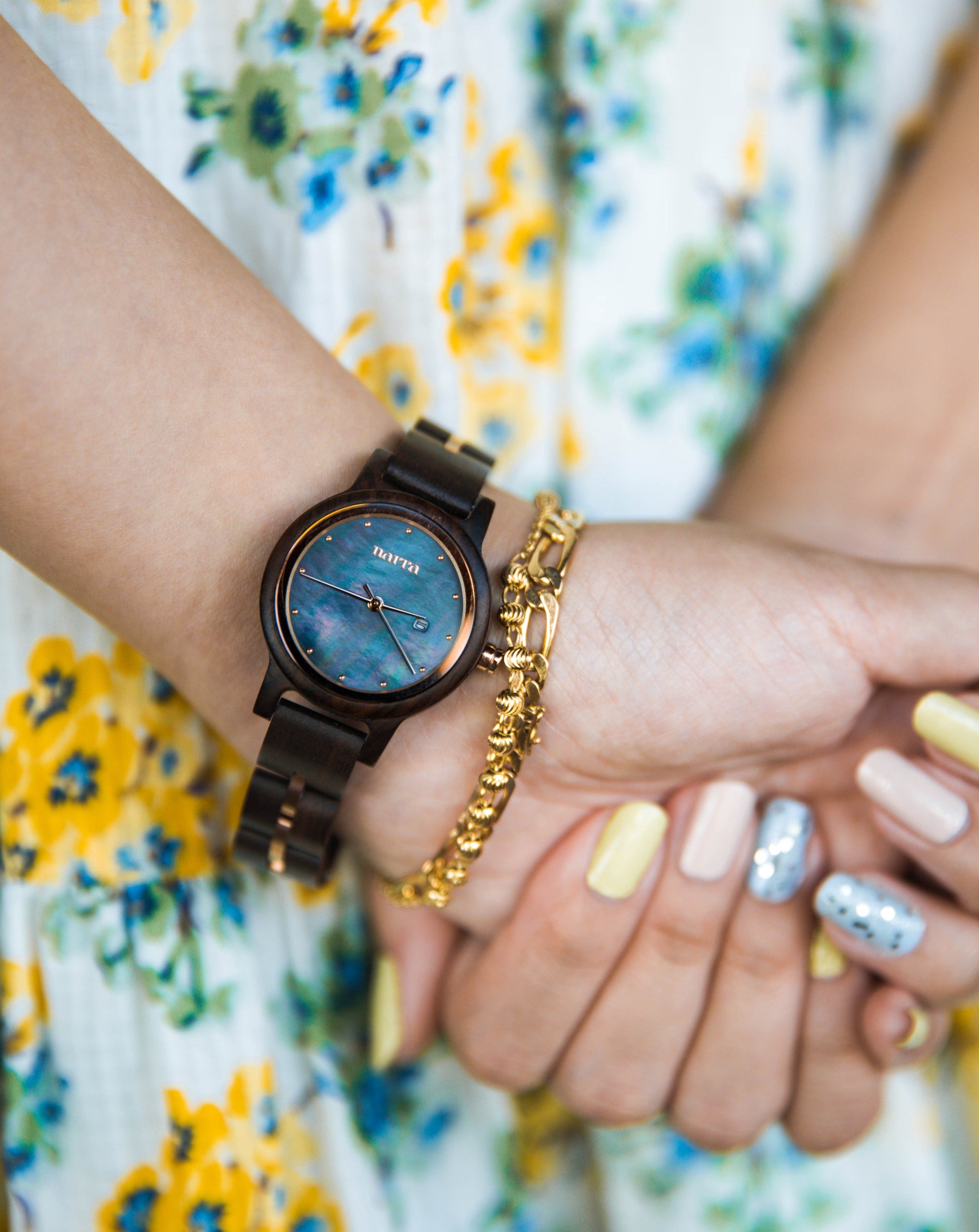 Andromeda in Leadwood and Black - Narra Wooden Watches