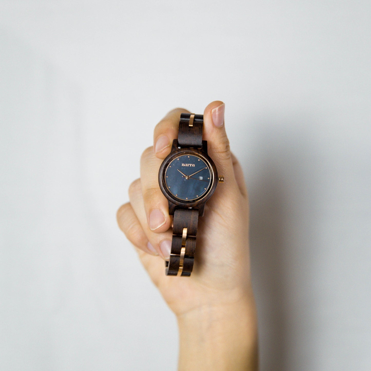 Andromeda in Leadwood and Black - Narra Wooden Watches