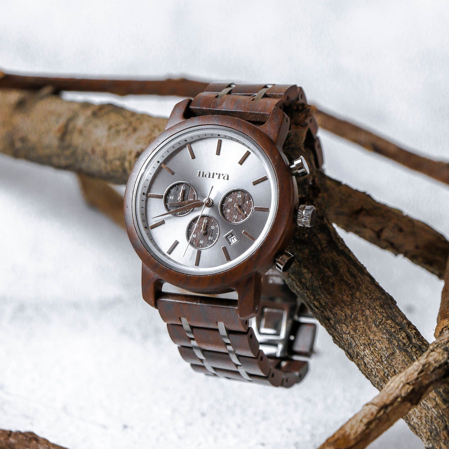 Apollo in Leadwood and Grey* NEW - Narra Wooden Watches