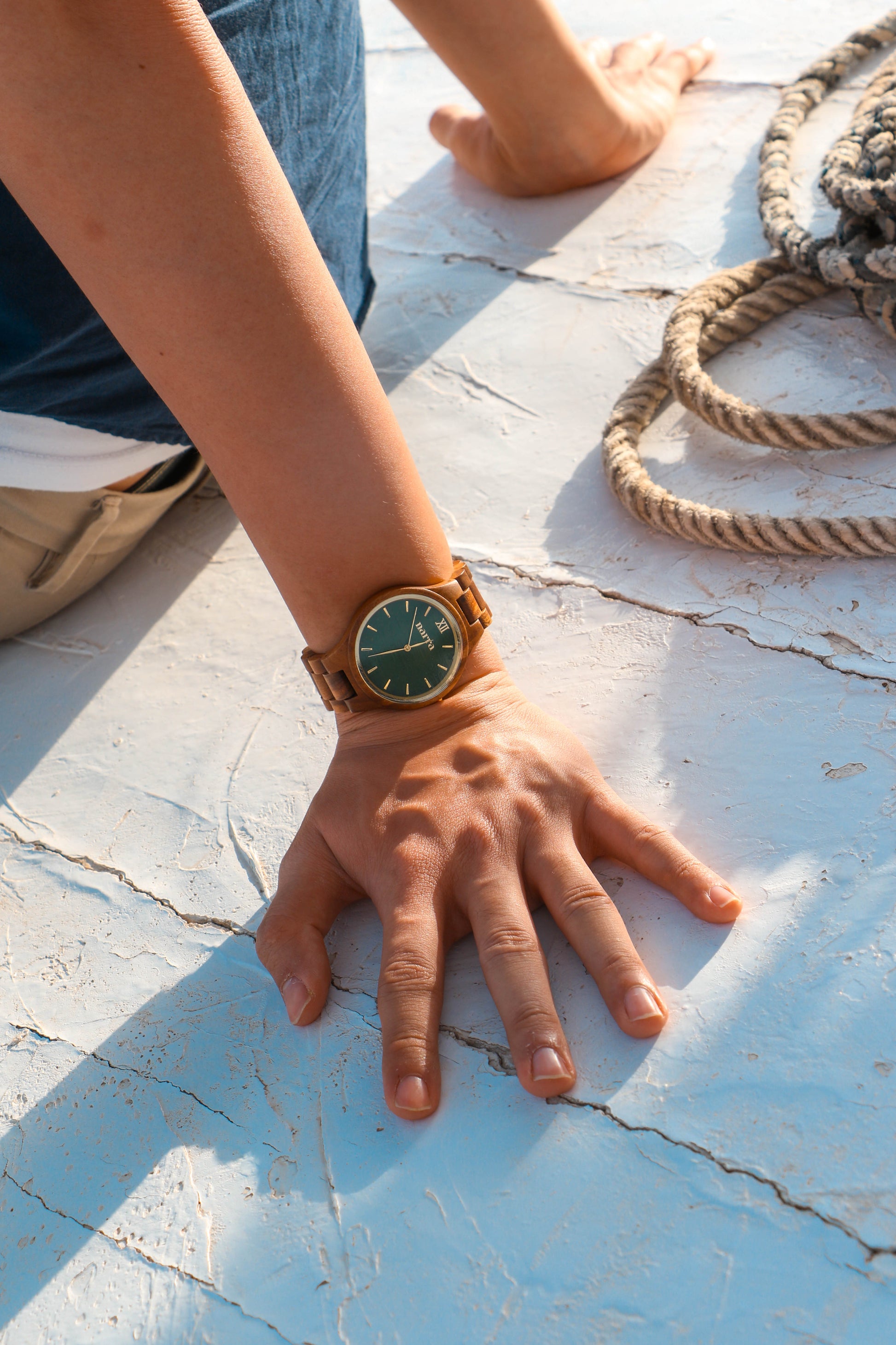 Classic Forest in Acacia and Green - Narra Wooden Watches
