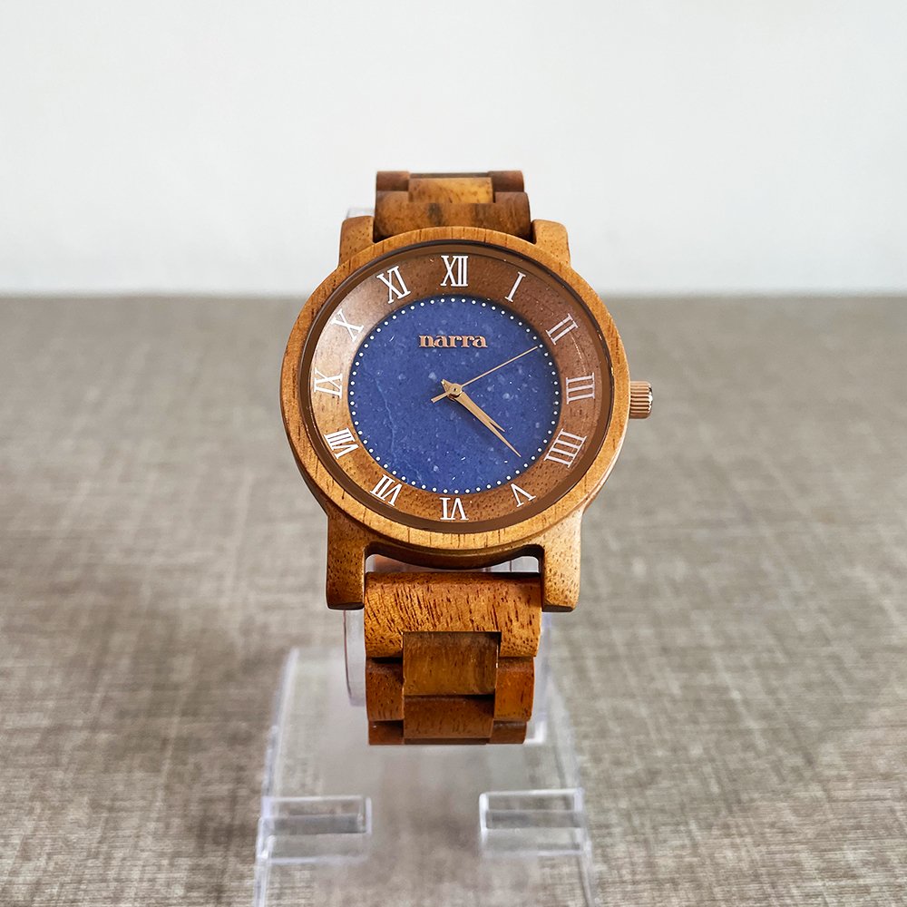 NEW* Laguna (Koa and Sodalite) - Narra Wooden Watches