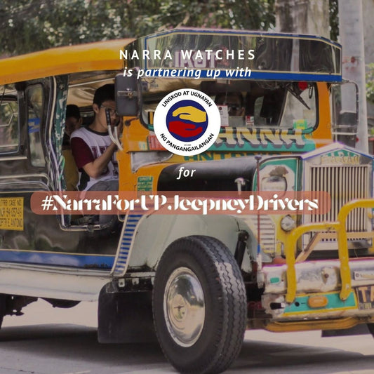 Narra for UP Jeepney Drivers - Narra Wooden Watches