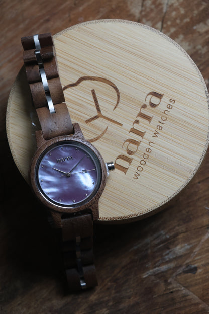 NEW Lyra in Walnut and Purple