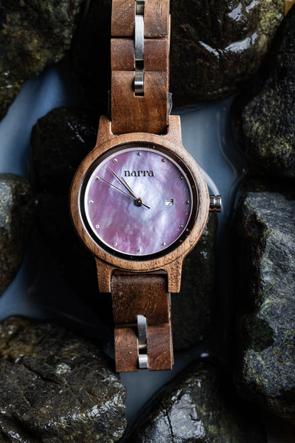 NEW Lyra in Walnut and Purple