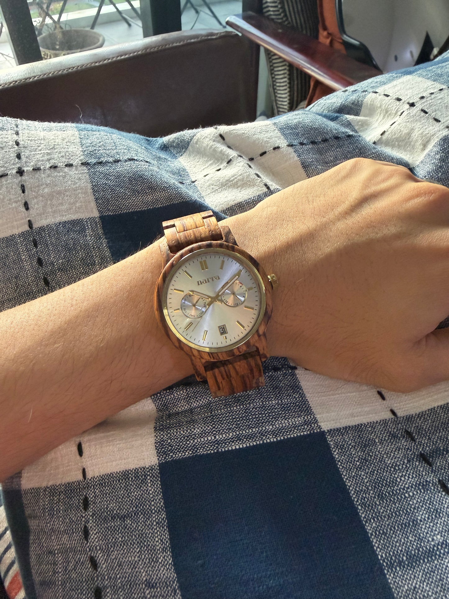 NEW Bolt in Zebrawood and White