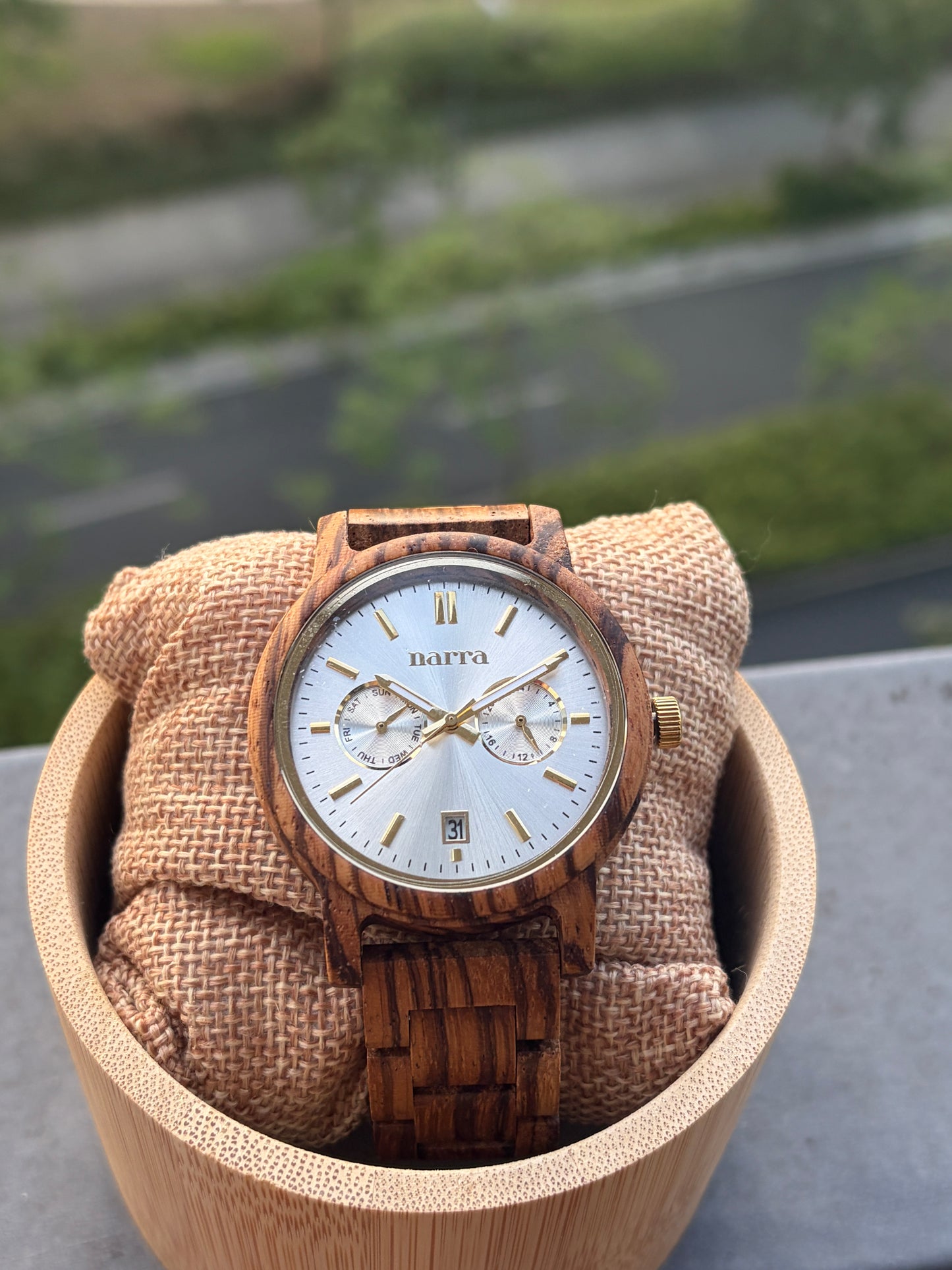 NEW Bolt in Zebrawood and White