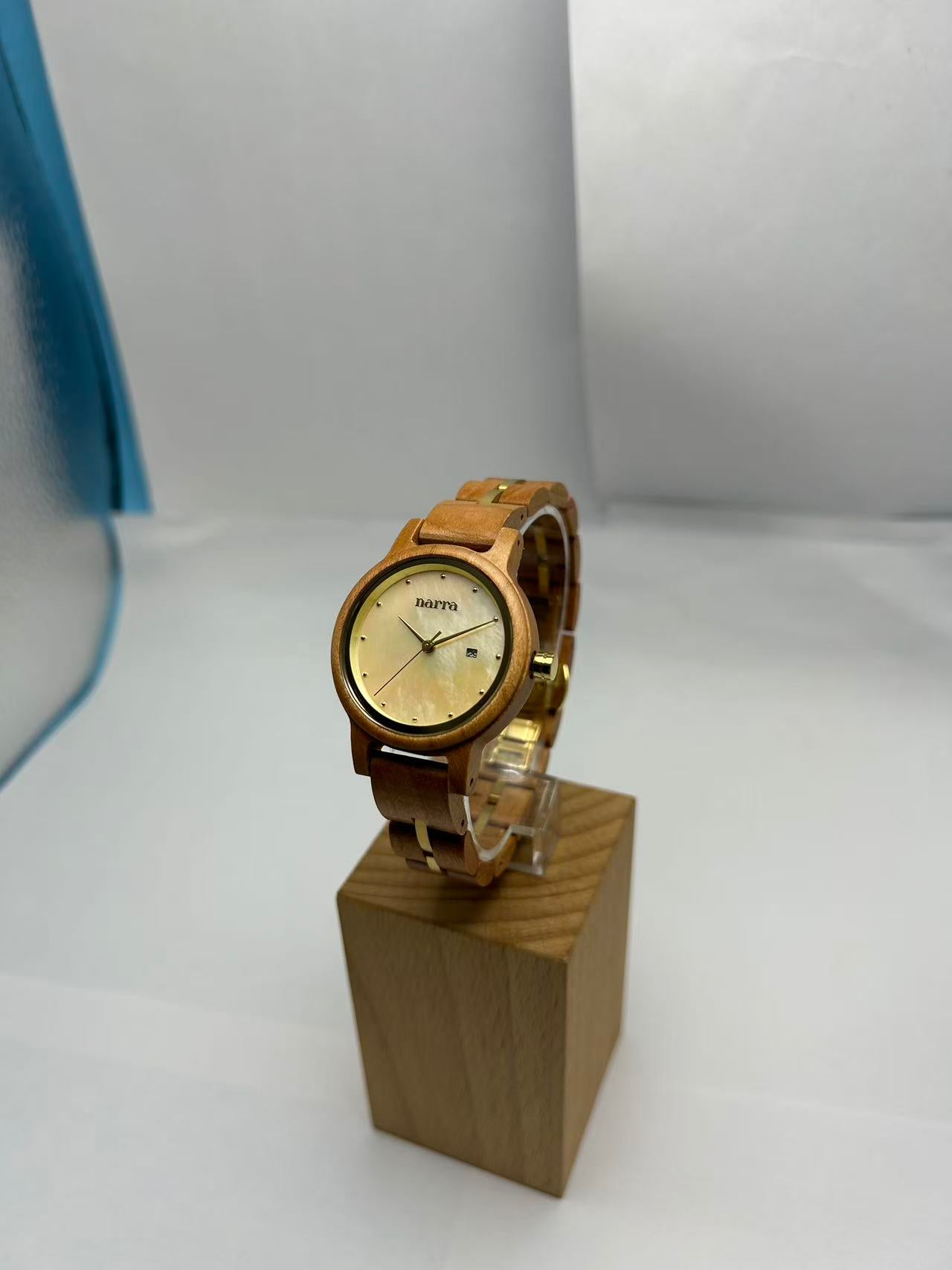 NEW Virgo in Cherrywood and Gold