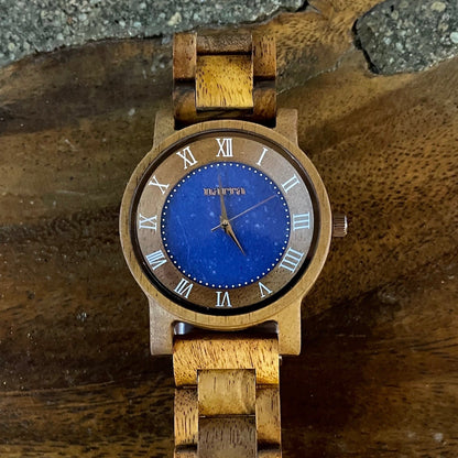 NEW* Laguna (Koa and Sodalite) - Narra Wooden Watches